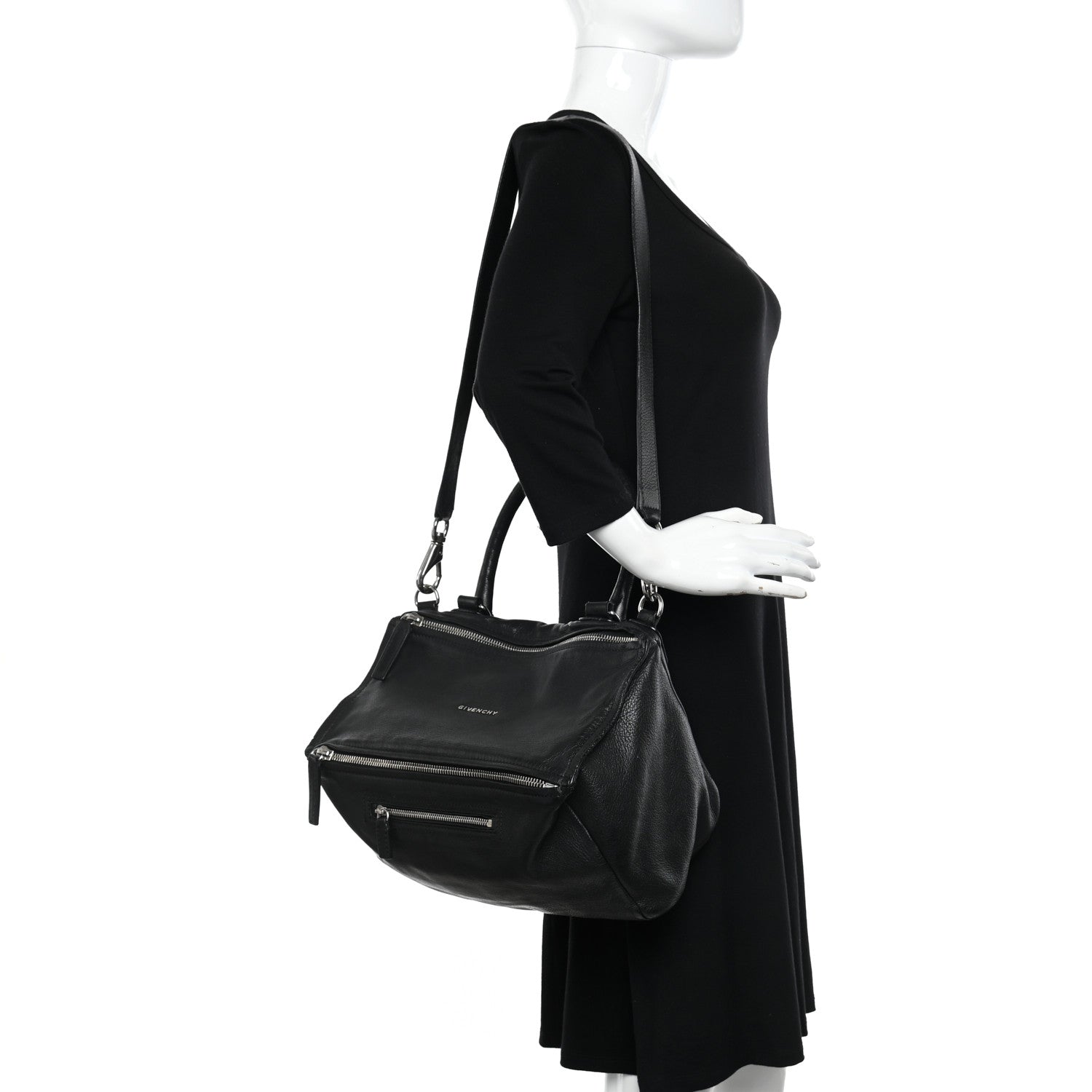 Givenchy Sugar Goatskin Medium Pandora Black 2 of 14