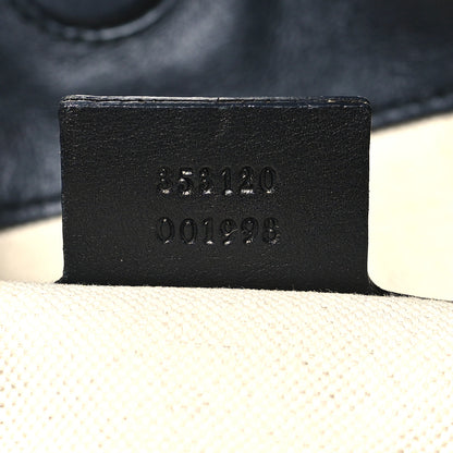 Gucci Guccissima Medium Bree Foldover Tote Black 7 of 13