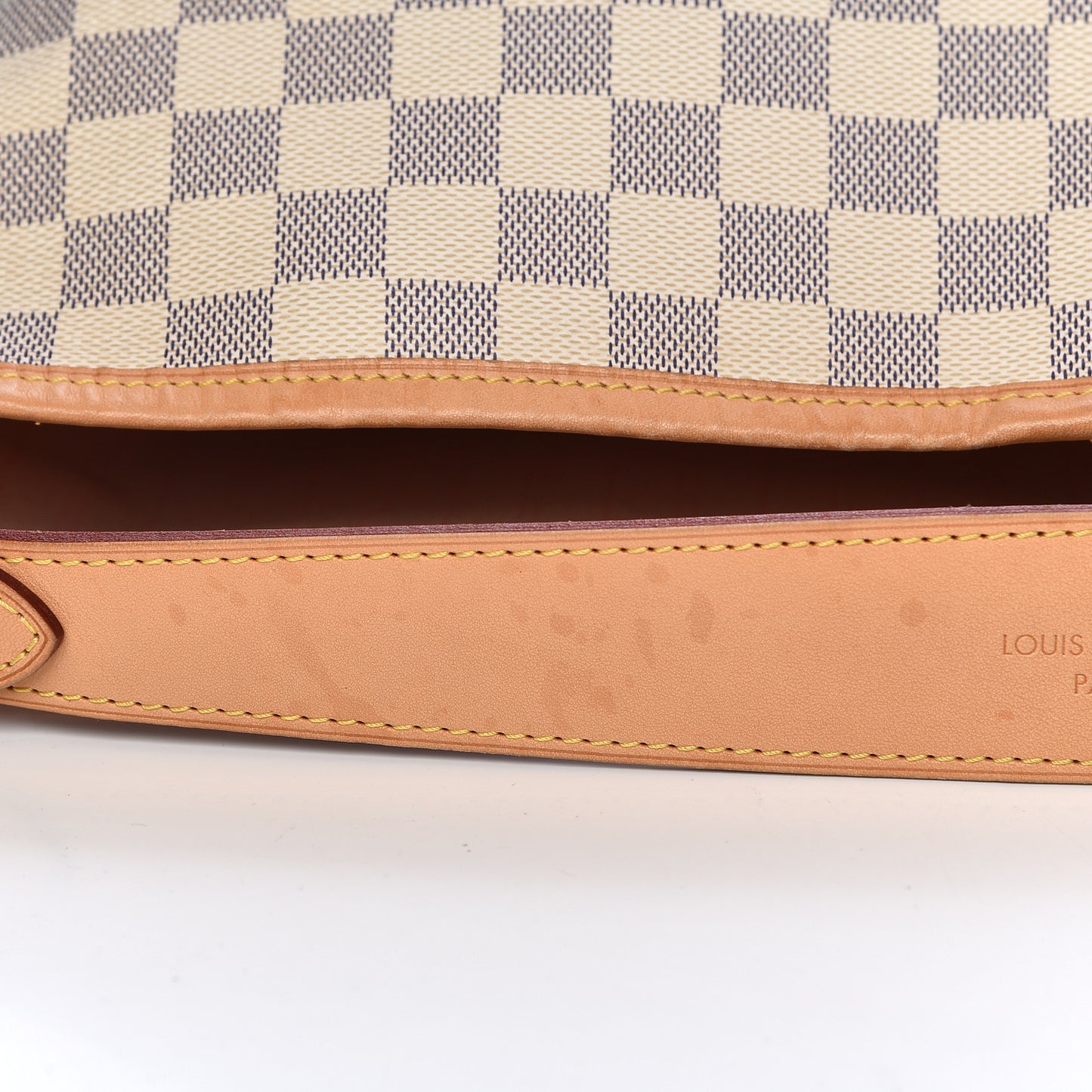 Damier Azur Delightful MM Rose Ballerine