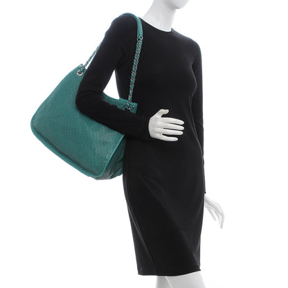 Chanel Calfskin Perforated Up In The Air Tote Green 2 of 12