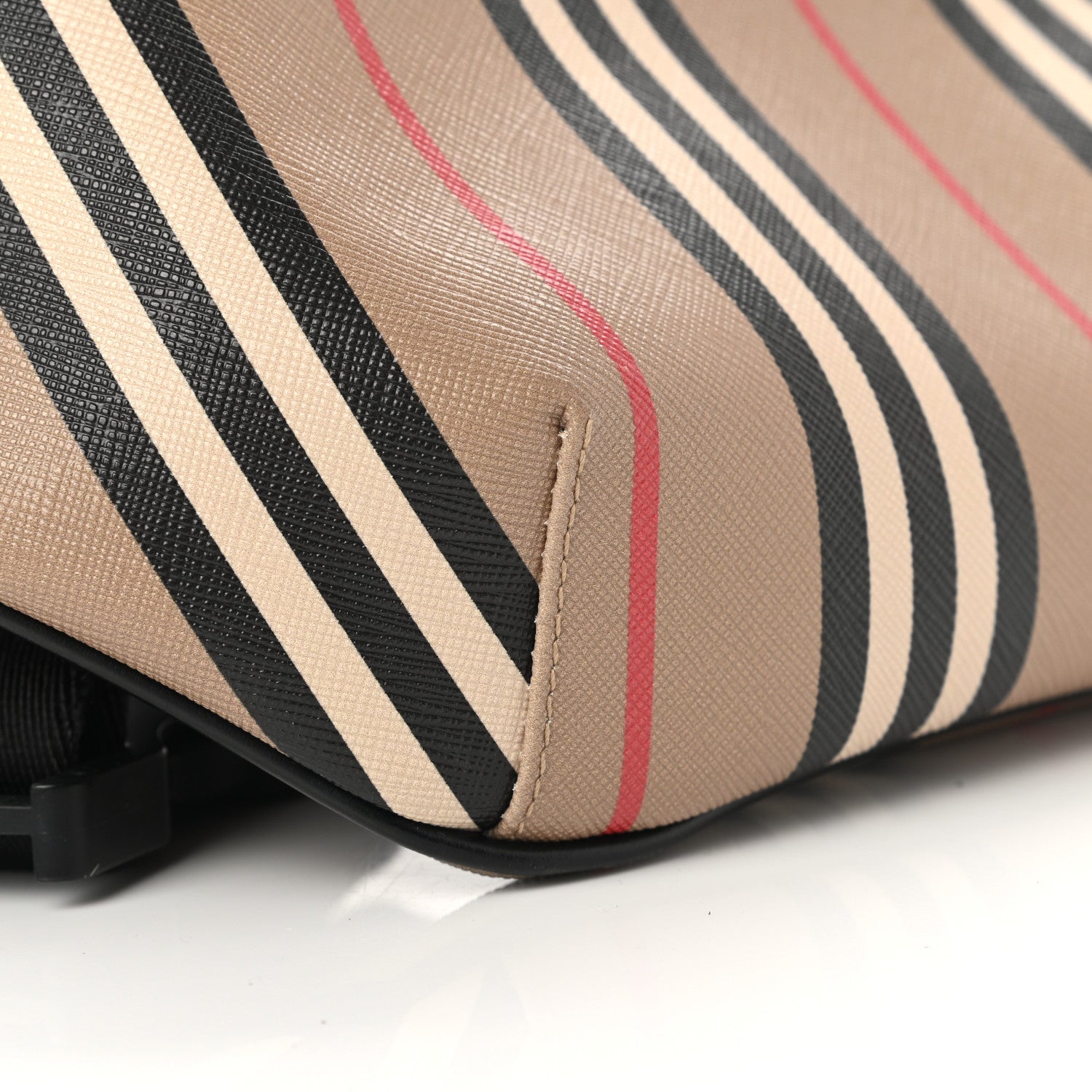 Burberry E-Canvas Icon Stripe Sonny Bum Bag Archive Beige 10 of 13