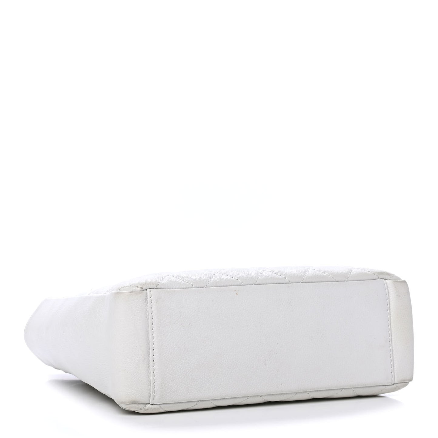 Caviar Petit Shopping Tote PST White