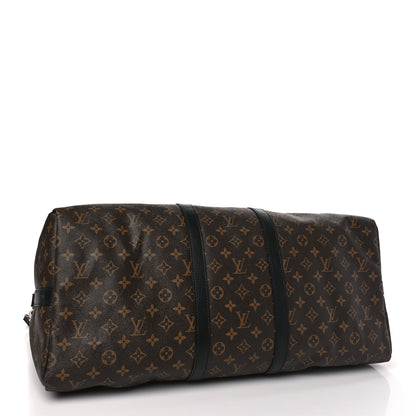 Louis Vuitton Monogram Macassar Keepall Bandouliere 55 3 of 7