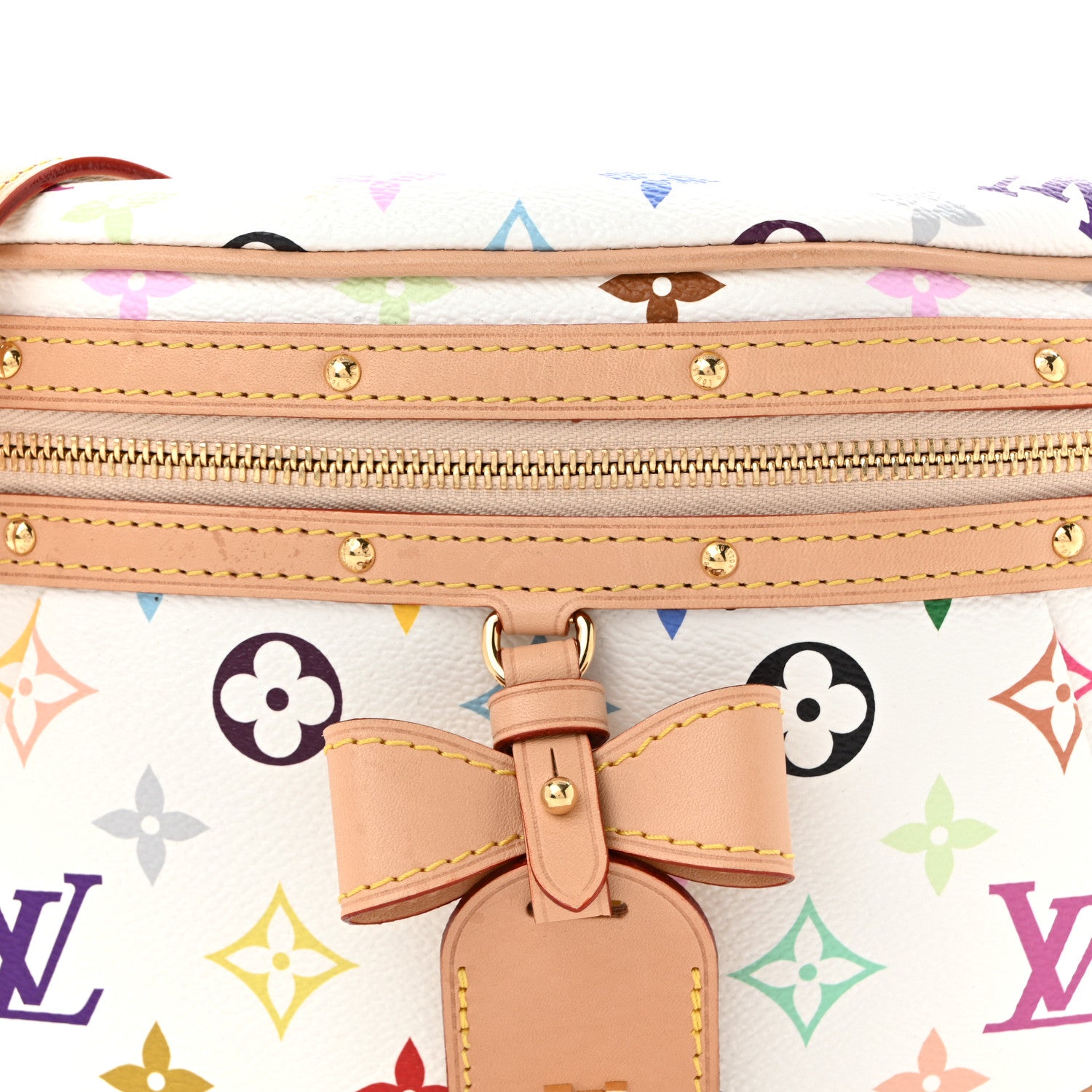 Louis Vuitton LV X TM Monogram Multicolor High Rise Bumbag White 7 of 10