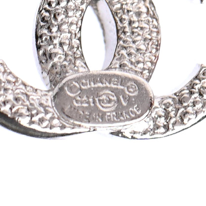 Chanel Crystal CC Earrings Silver 4 of 4