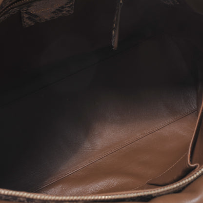 Christian Dior Cannage Python Medium Granville Marron Fonce 6 of 8