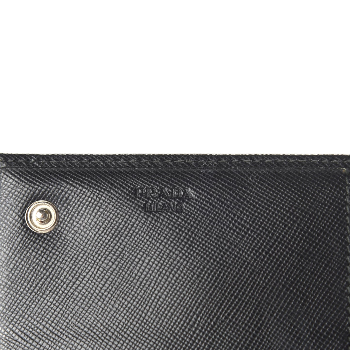 Saffiano Continental Flap Wallet Black