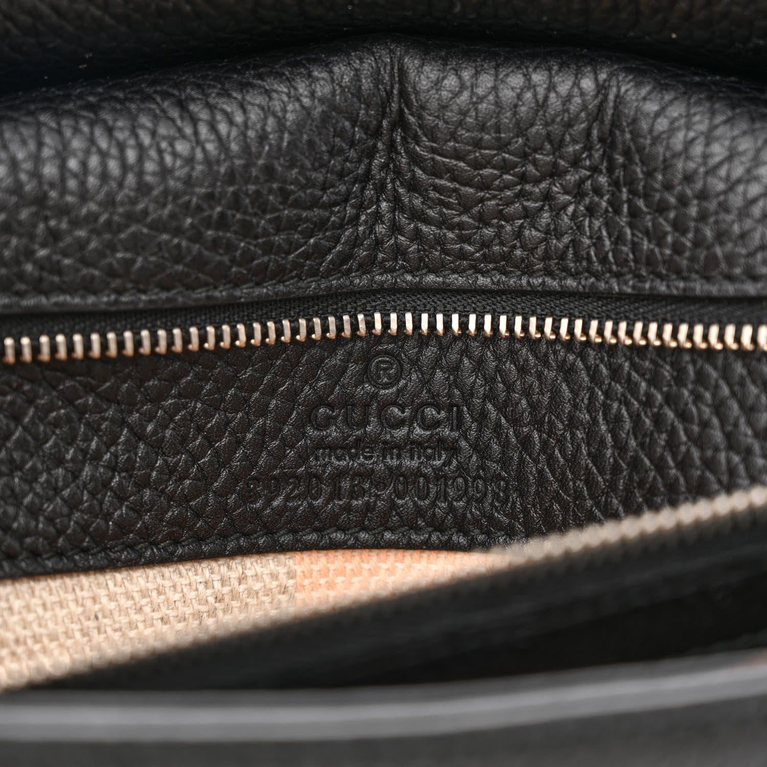 Gucci Cellarius Calfskin Medium Bamboo Daily Top Handle Bag Black 6 of 9