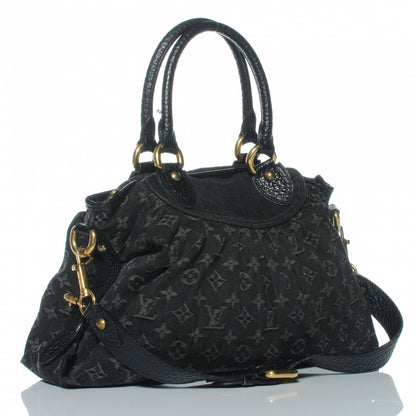 Louis Vuitton Denim Neo Cabby MM Black 3 of 7