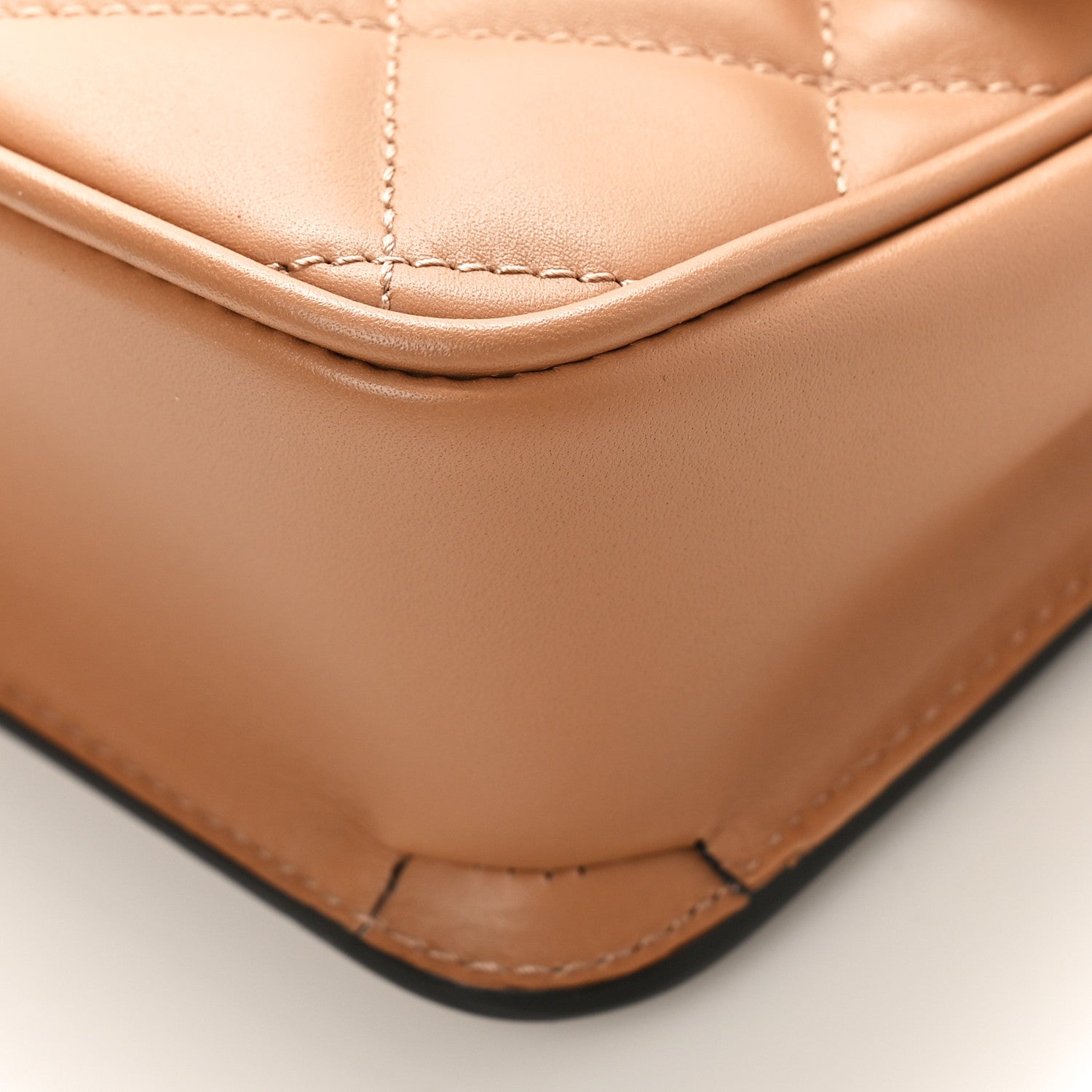 Gucci Calfskin Quilted Mini Deco Shoulder Bag Camelia 8 of 8