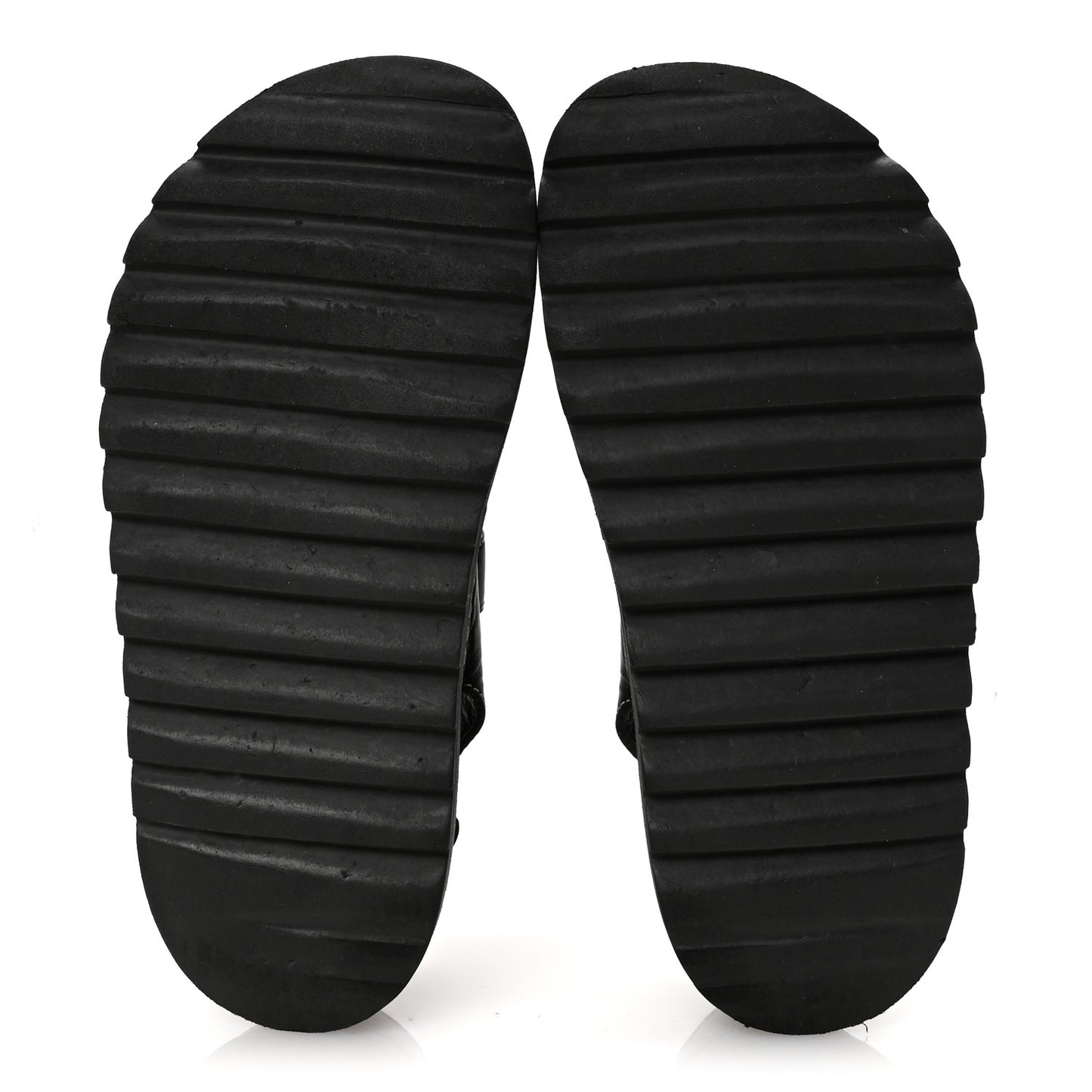 Calfskin Velcro Dad Sandals 35 Black