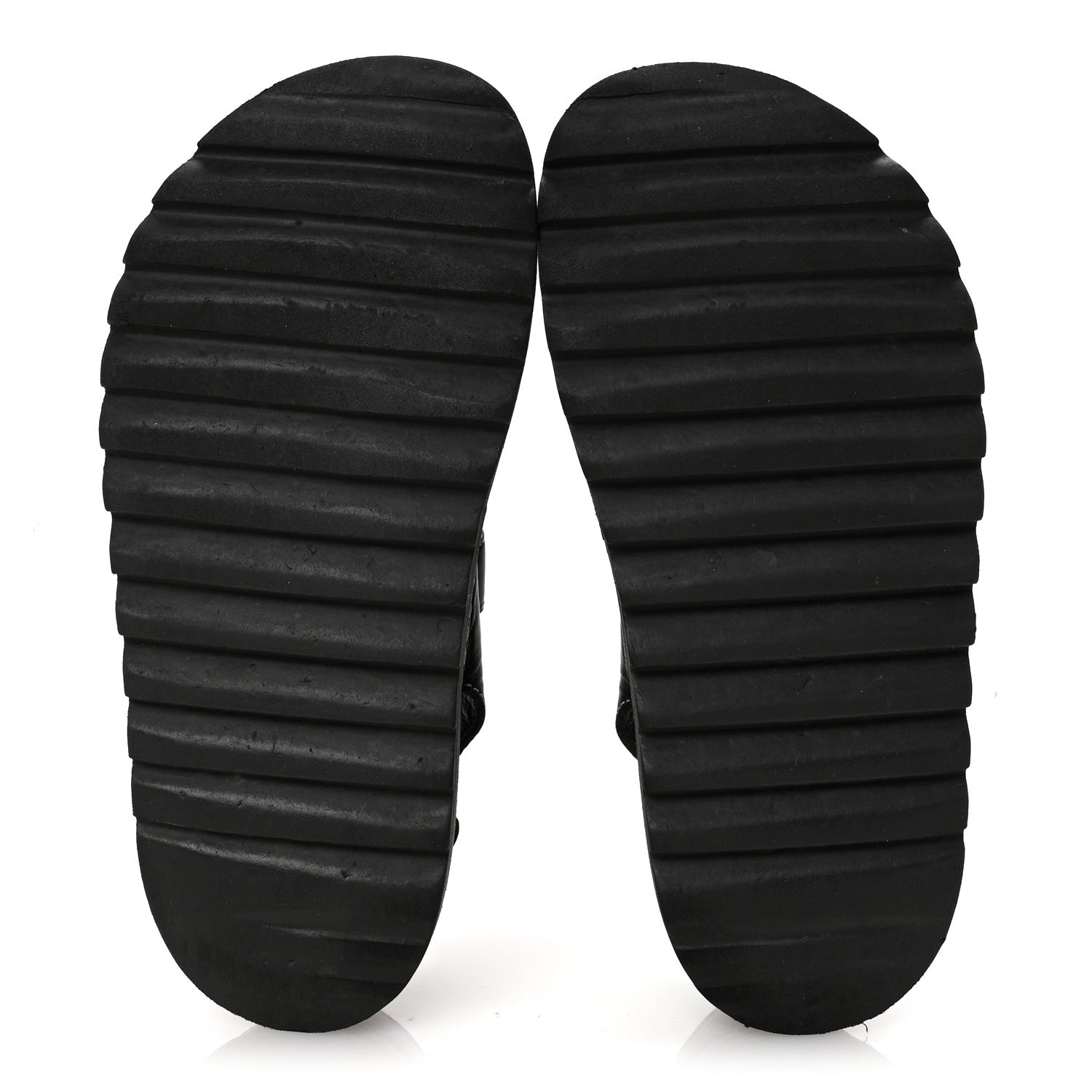 Chanel Calfskin Velcro Dad Sandals 35 Black 6 of 7