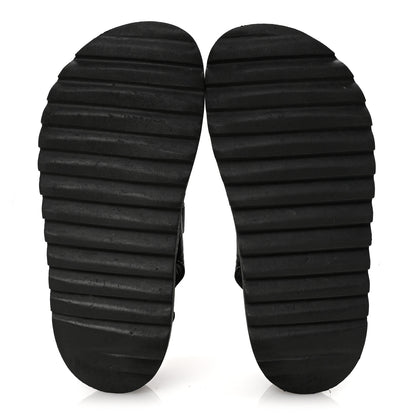 Chanel Calfskin Velcro Dad Sandals 35 Black 6 of 7