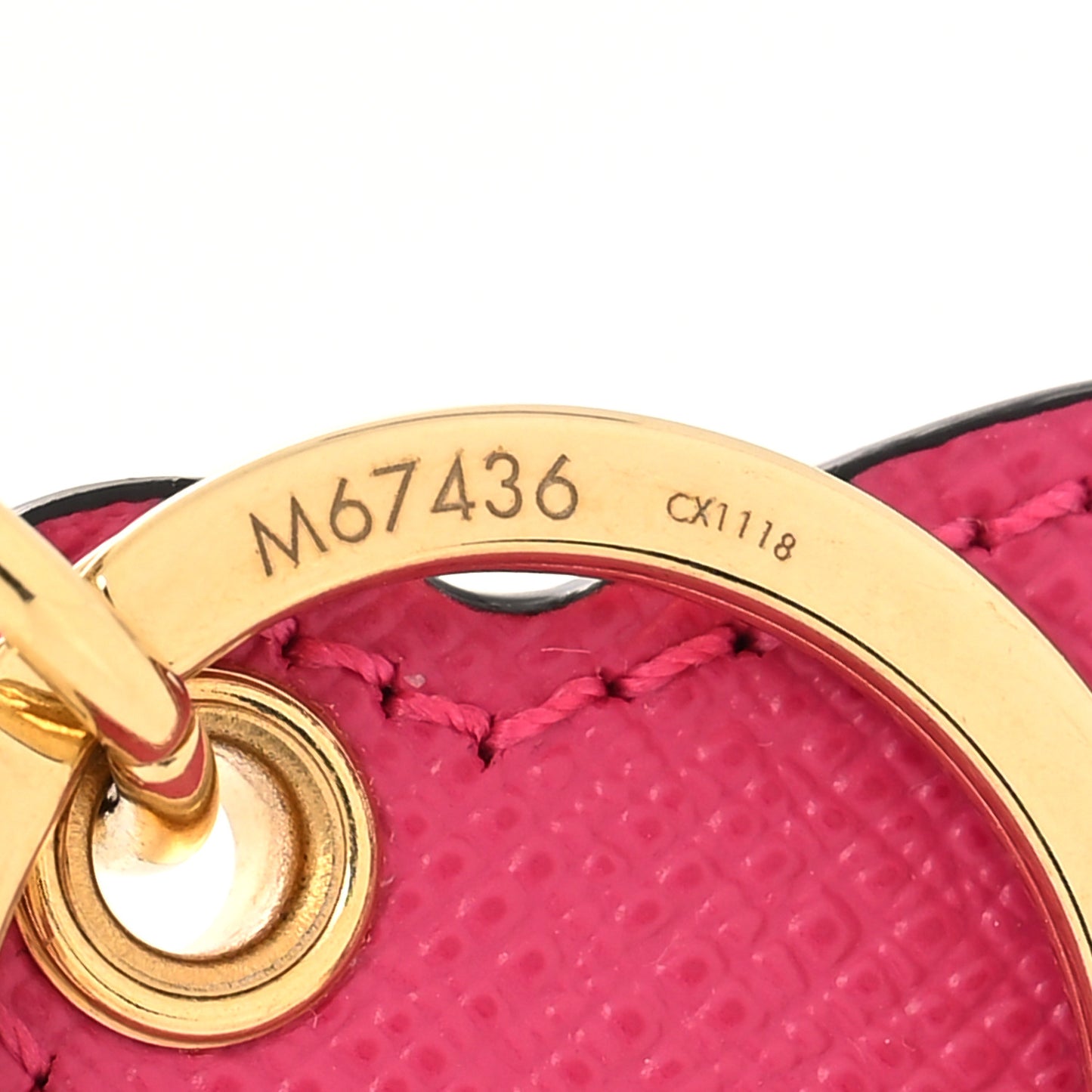 Monogram Love Lock Bag Charm Key Holder