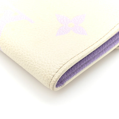 Louis Vuitton Empreinte Monogram Giant Victorine Wallet Latte Bubble Tea 10 of 10