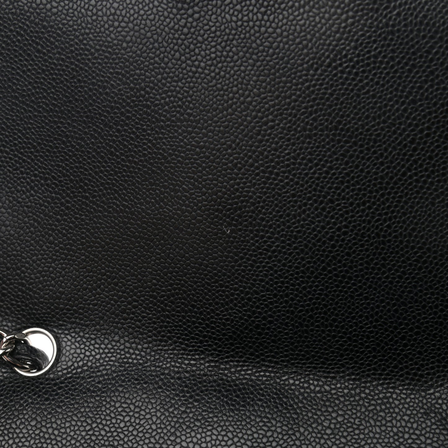 Caviar Quilted Jumbo Single Flap Black