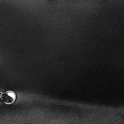 Chanel Caviar Quilted Jumbo Single Flap Black 12 of 12