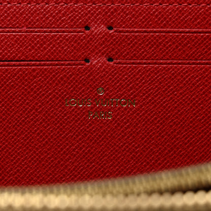 Louis Vuitton Damier Ebene Clemence Wallet Cherry 6 of 6