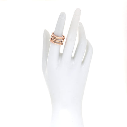 Bulgari 18K Rose Gold B.Zero1 Legend Four-Band Ring 54 6.75 2 of 5