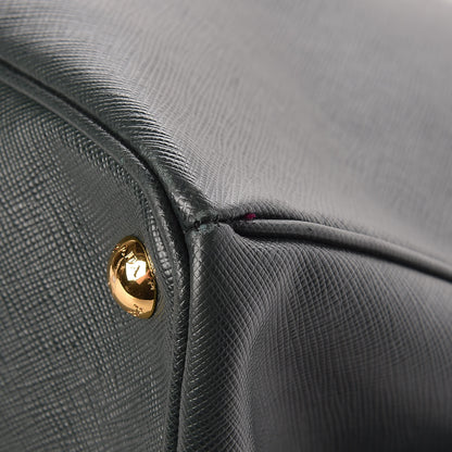 Prada Saffiano Lux Extra Large Galleria Double Zip Tote Smeraldo 9 of 14