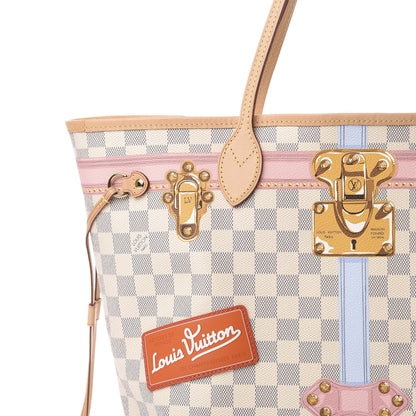 Louis Vuitton Damier Azur Summer Trunks Neo Neverfull MM 10 of 13