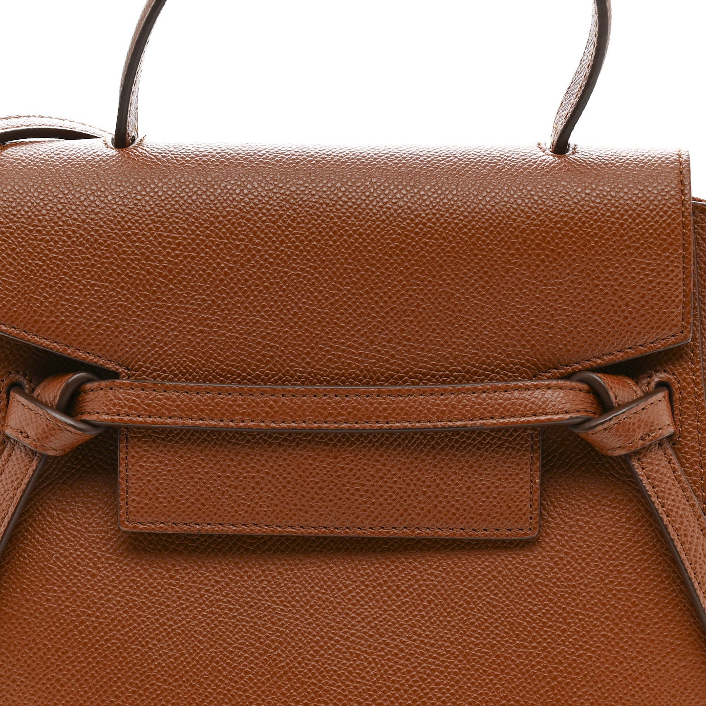 Grained Calfskin Nano Belt Bag Caramel