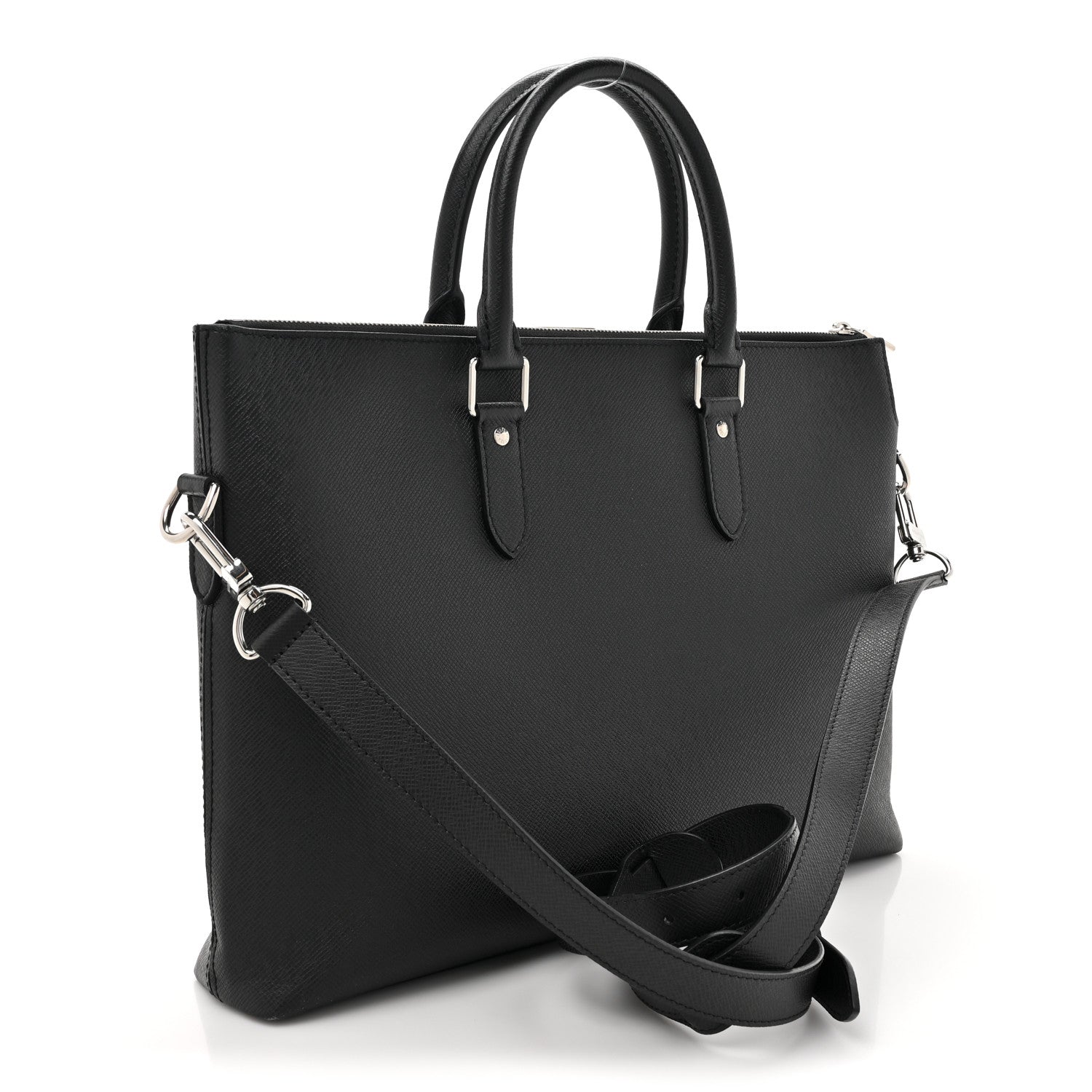 Louis Vuitton Taiga Anton Soft Briefcase Black 3 of 18