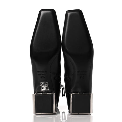 Balenciaga Sheepskin Typo Ankle Booties 35.5 Black 10 of 21