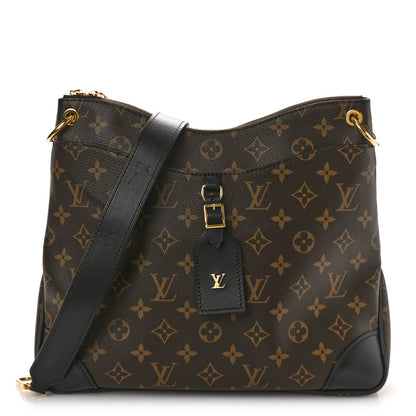 Louis Vuitton Monogram Odeon MM Black 1 of 9