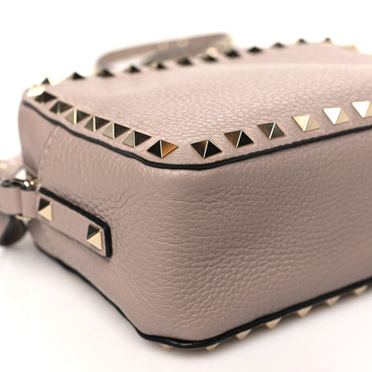 Valentino Garavani Calfskin Rockstud Camera Crossbody Bag Poudre 8 of 9