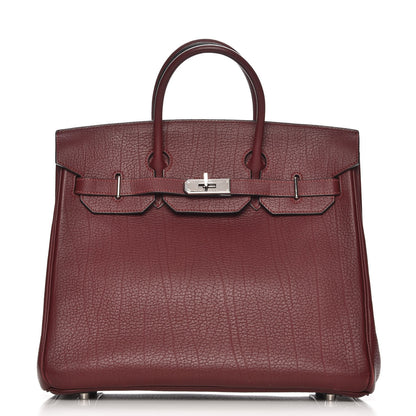Hermes Fjord HAC Birkin 32 Rouge H 1 of 28