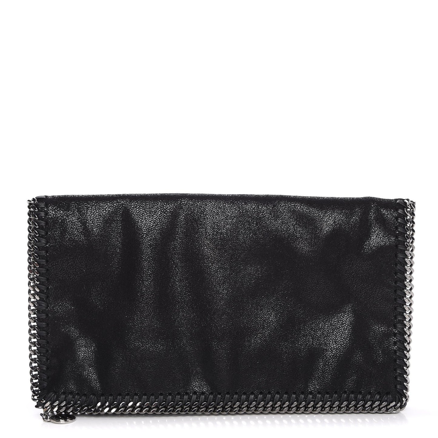 Shaggy Deer Falabella Fold Over Clutch Black