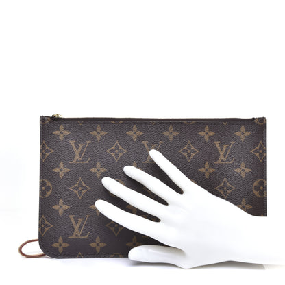 Louis Vuitton Monogram Neverfull MM GM Pochette 2 of 9