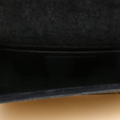 Saint Laurent Metallic Calfskin Small Classic Monogram Kate Satchel Oro 5 of 9