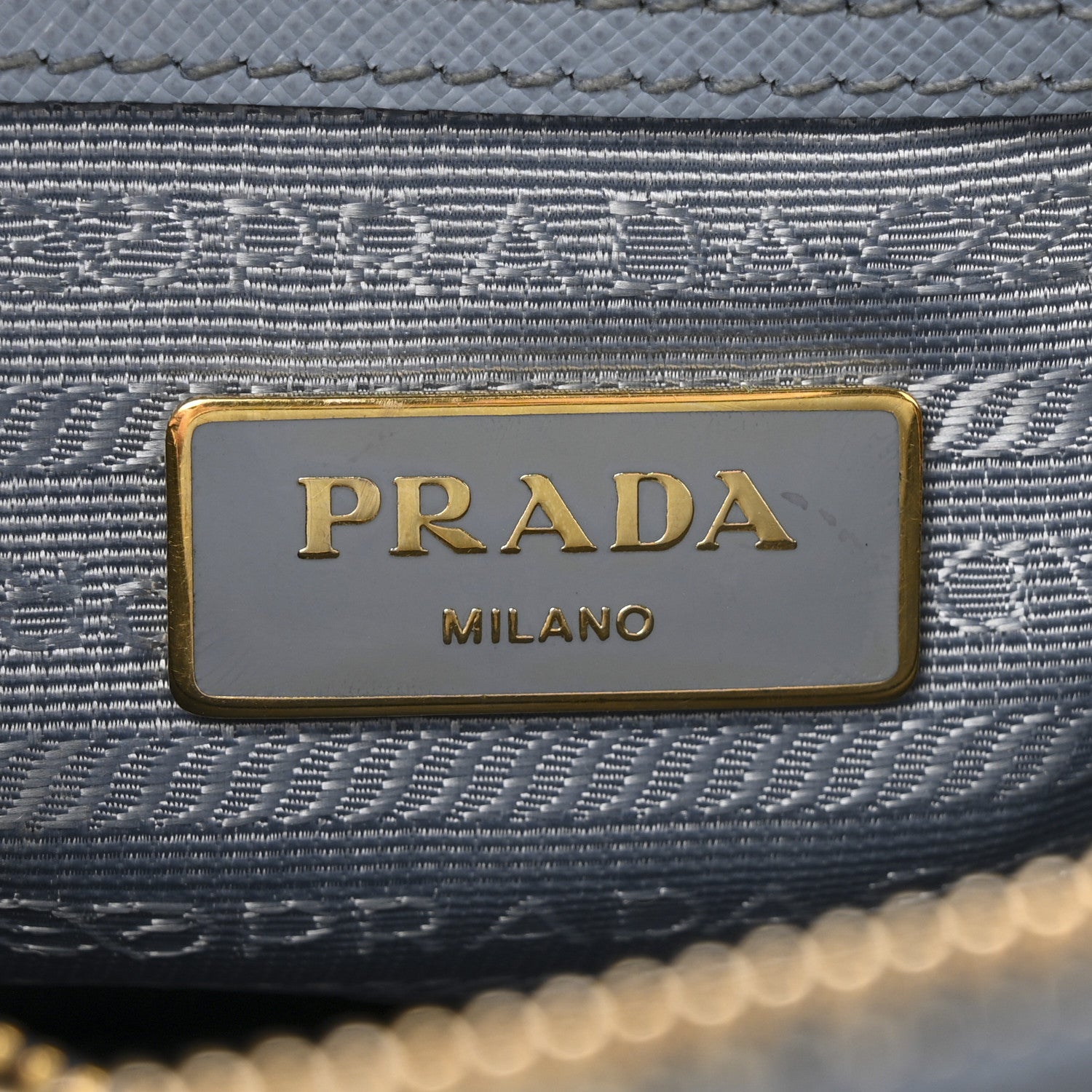 Prada Saffiano Lux Small Promenade Tote Aviazione 7 of 14