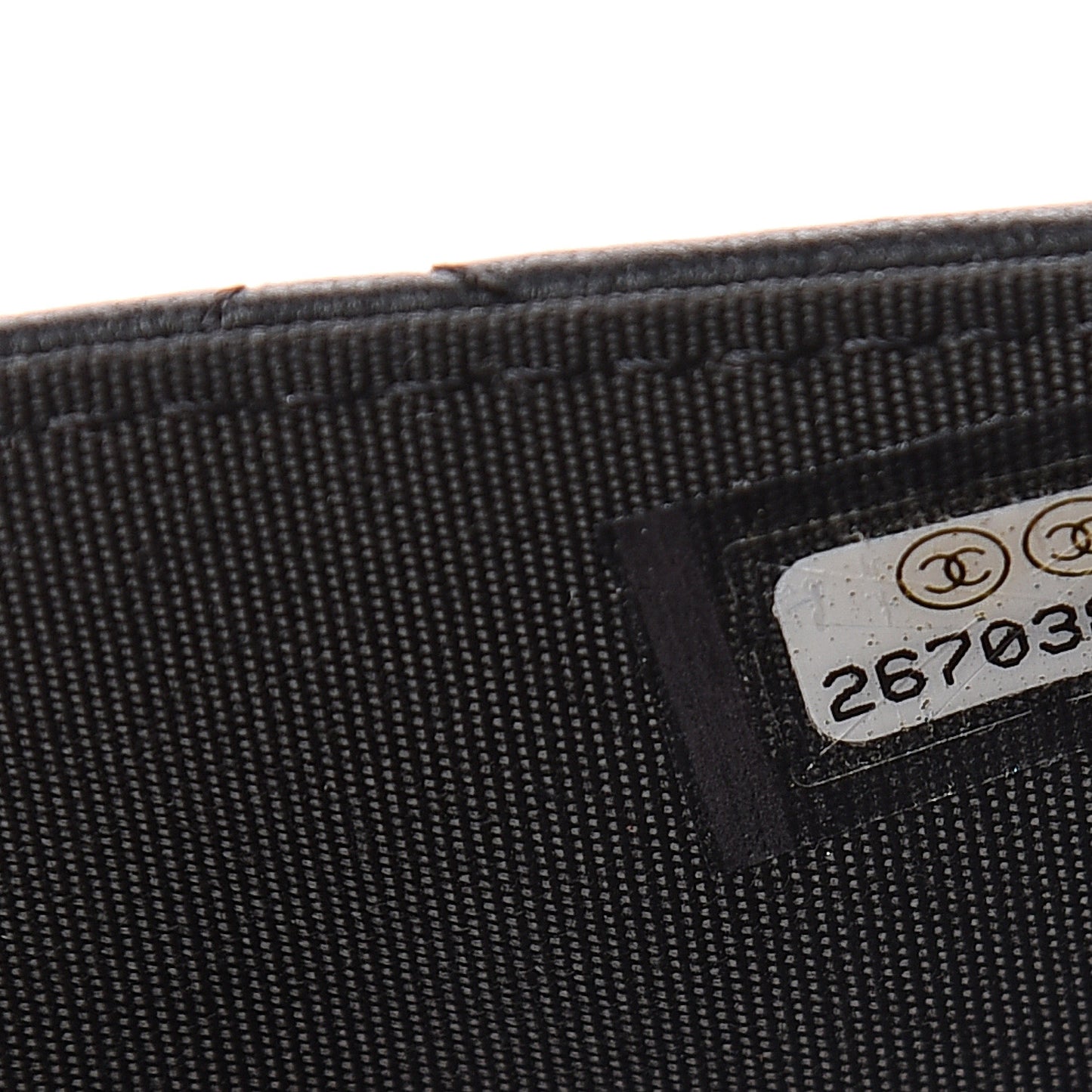 Lambskin Quilted Trendy CC Wallet On Chain WOC Black