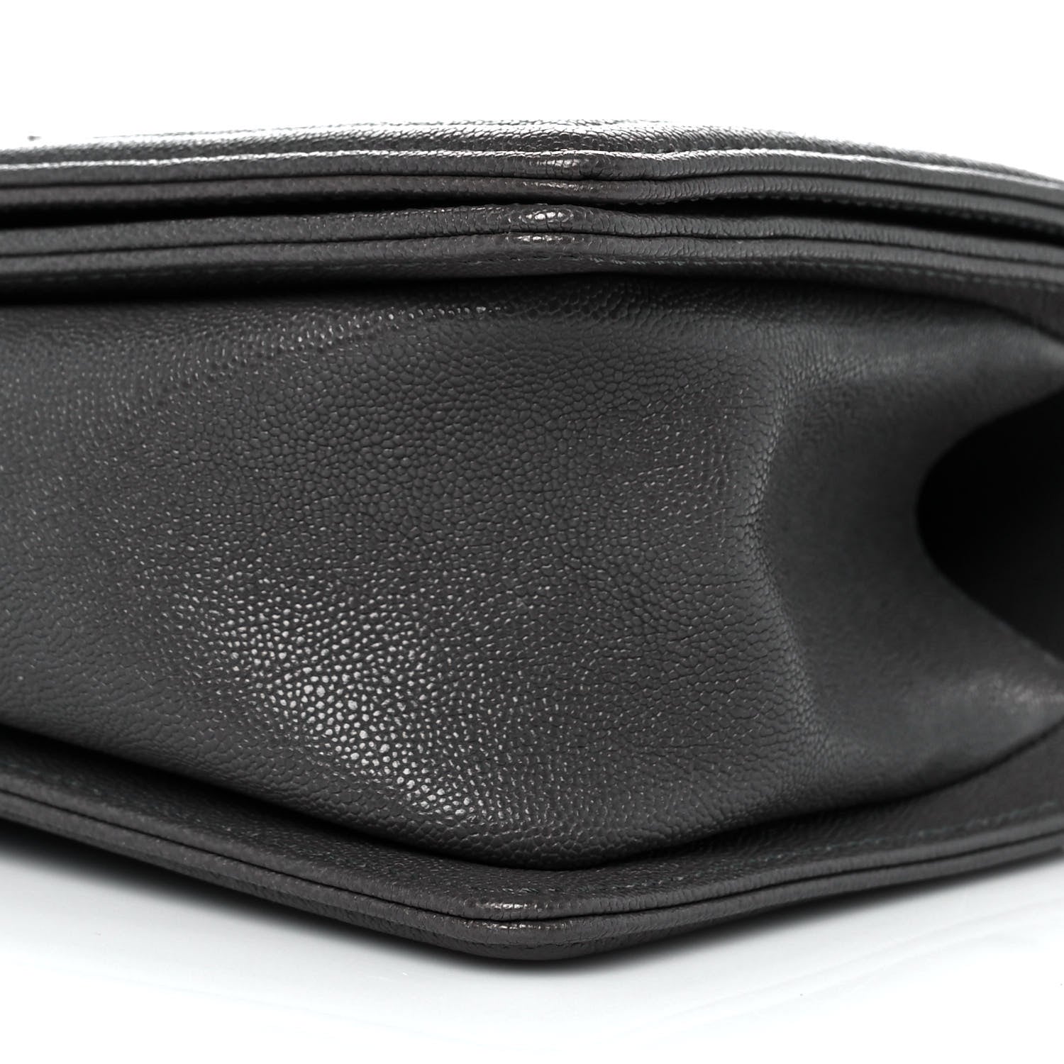 Chanel Caviar Quilted Medium Boy Flap Grey 9 of 9