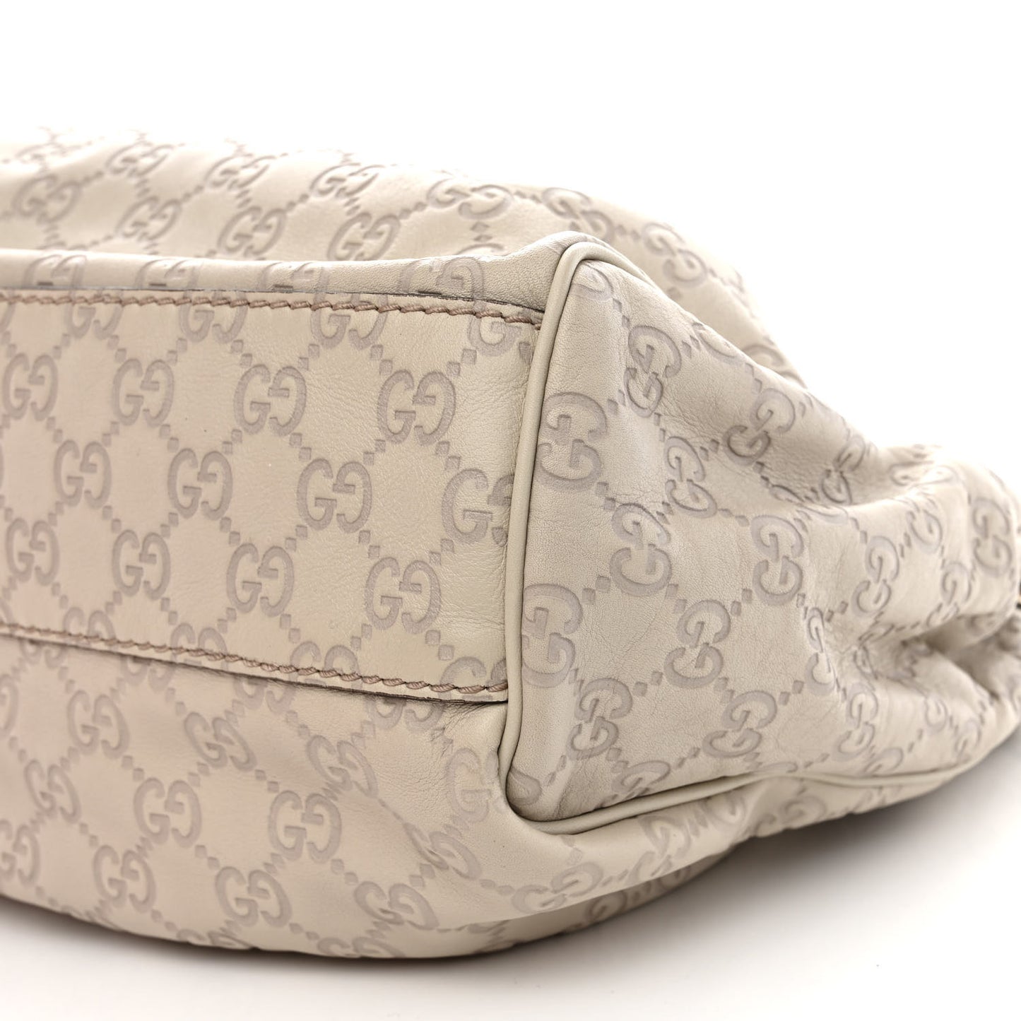 Guccissima Medium Sukey Tote Mystic White