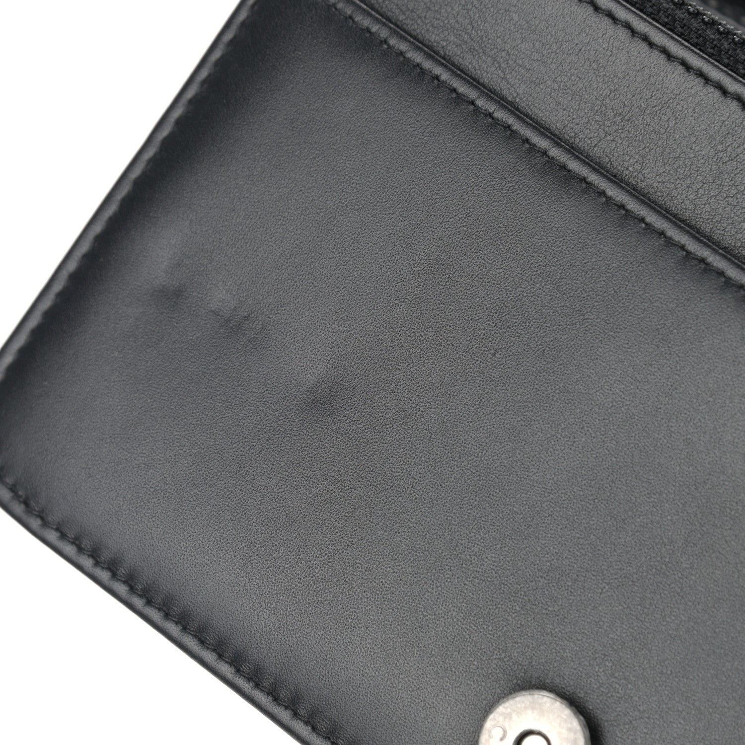 Chanel Calfskin Chain 20s Signe Wallet on Chain WOC Black 10 of 11