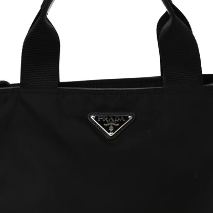 Prada Nylon Vela East West Shopper Tote Black 9 of 12