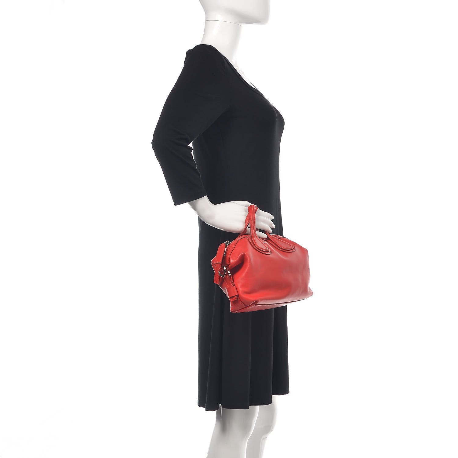 Givenchy Waxed Calfskin Micro Nightingale Medium Red 2 of 10