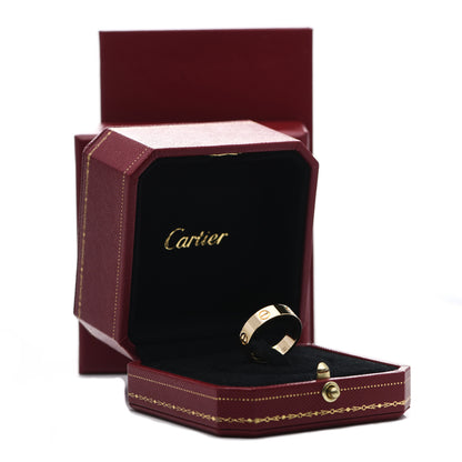 Cartier 18K Yellow Gold 5.5mm LOVE Ring 58 8.5 5 of 5