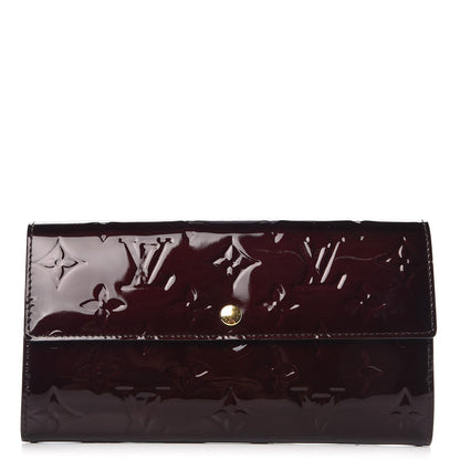Louis Vuitton Vernis Sarah Wallet Amarante 1 of 6