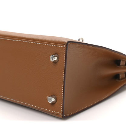 Hermes Epsom Kelly Sellier 25 Gold 10 of 11