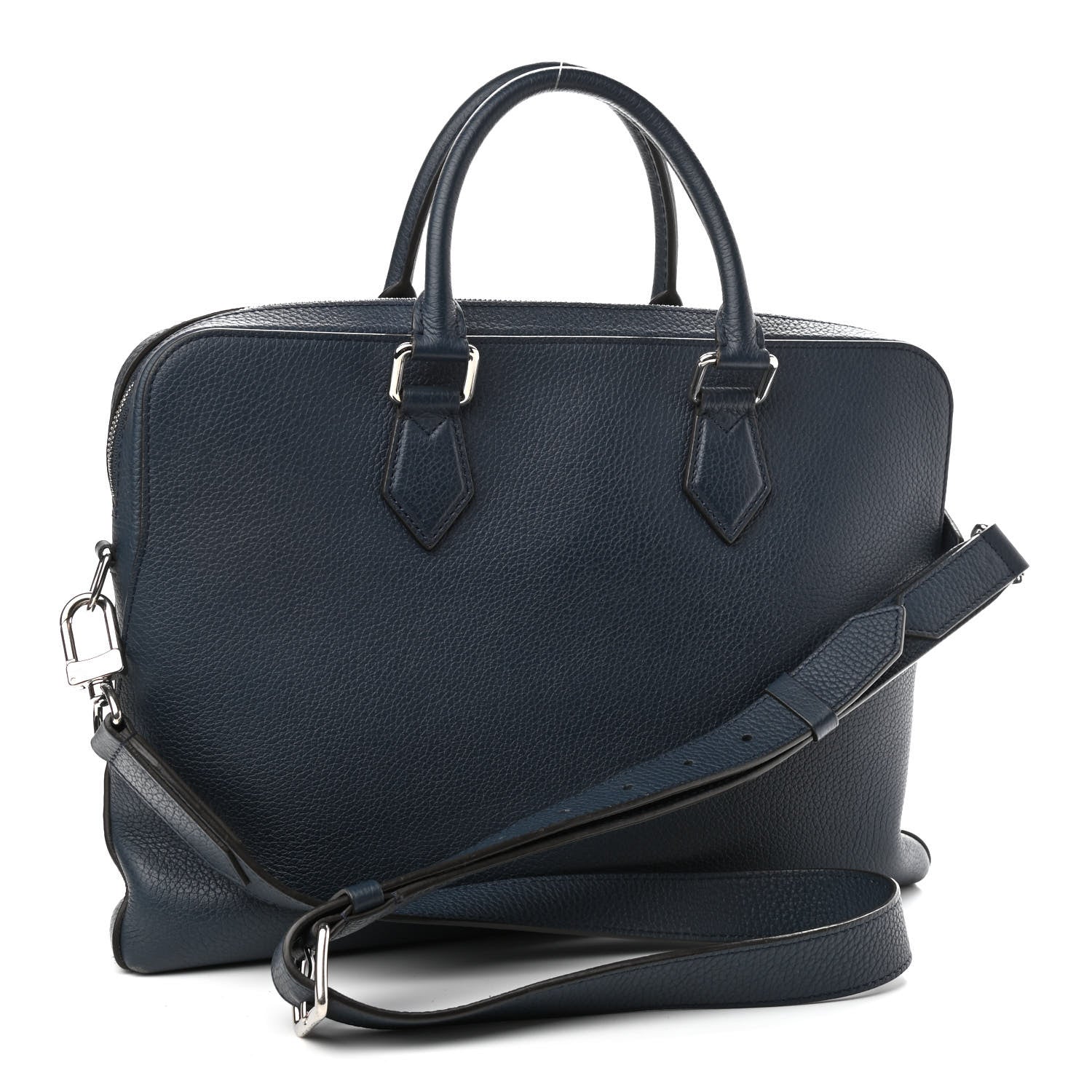 Louis Vuitton Taurillon Armand Briefcase Navy 3 of 9