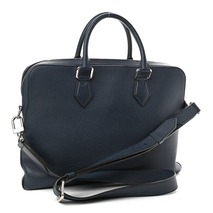 Louis Vuitton Taurillon Armand Briefcase Navy 3 of 9