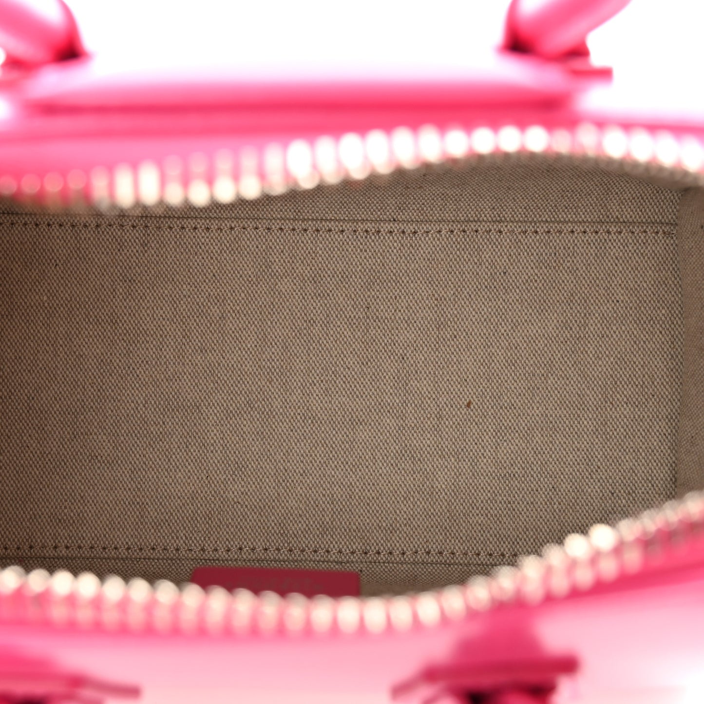 Shiny Lord Calfskin Mini Antigona Neon Pink