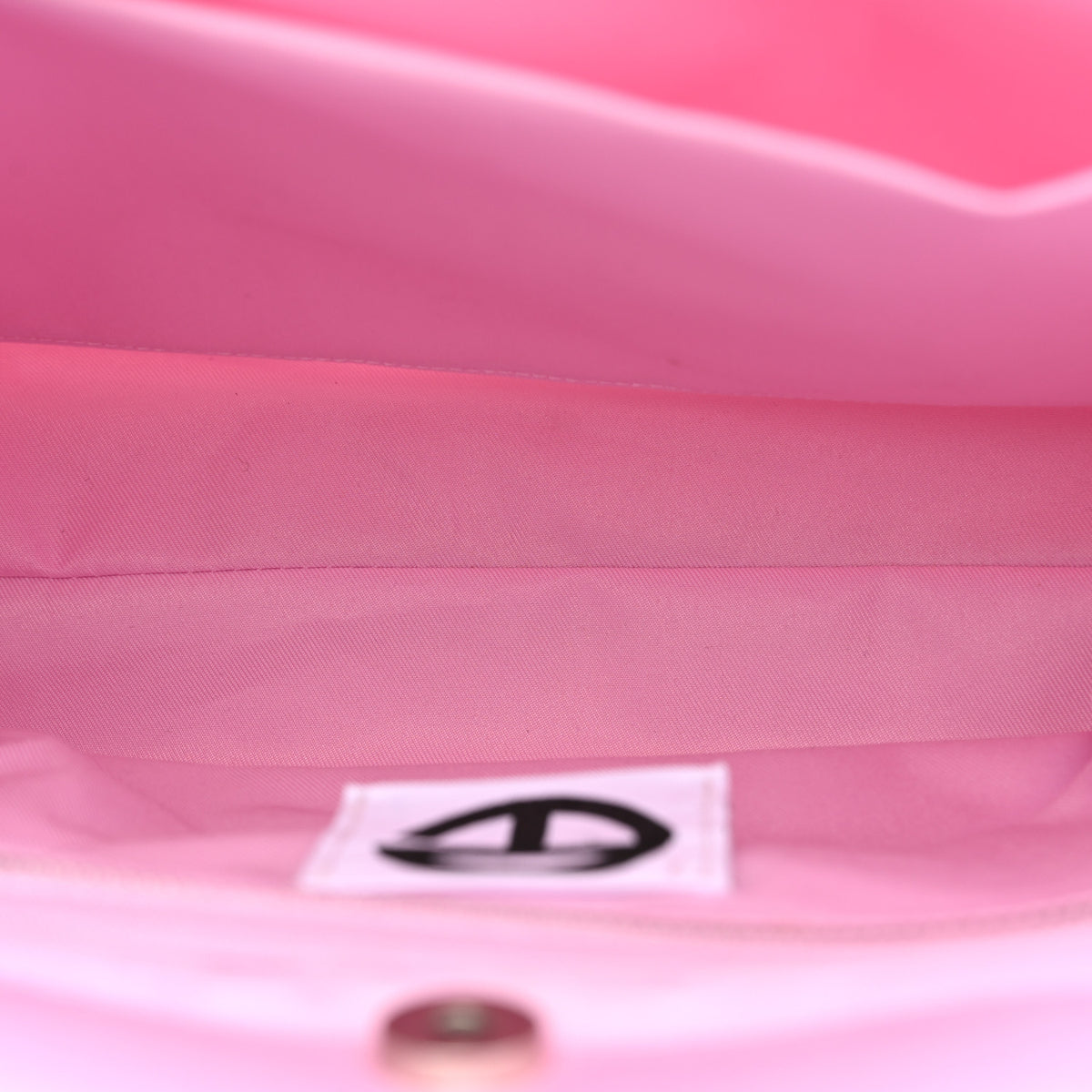 Nylon Medium Puff Shopping Bag Bubblegum