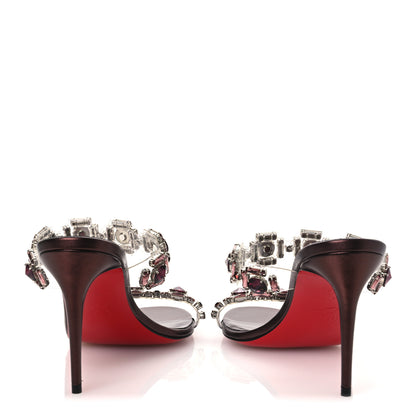 Christian Louboutin Laminated Calfskin PVC Just Jewel 85 Sandals 40 40 Palacy 6 of 10