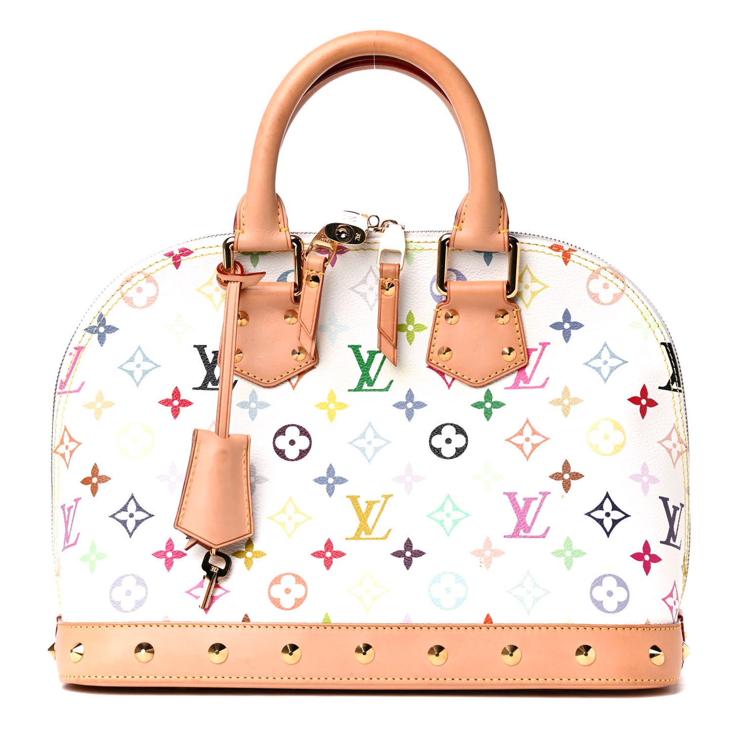 Monogram Multicolor Alma PM White